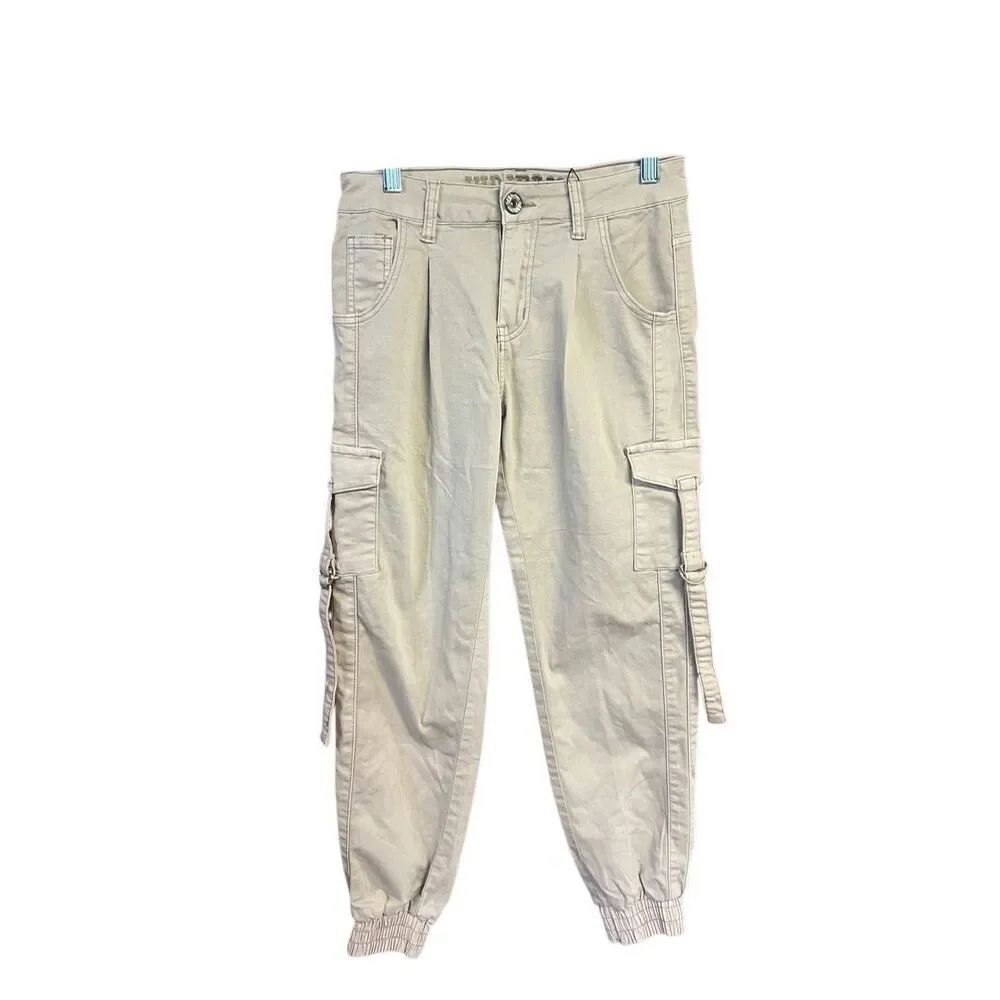 VIP Jeans Womans Relaxed Fit Jogging Pants Khaki/Cargo Sz 3 NWT